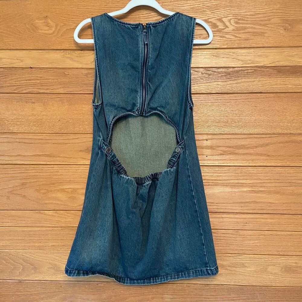 Free People Atlas denim mini dress - Picture 4 of 9